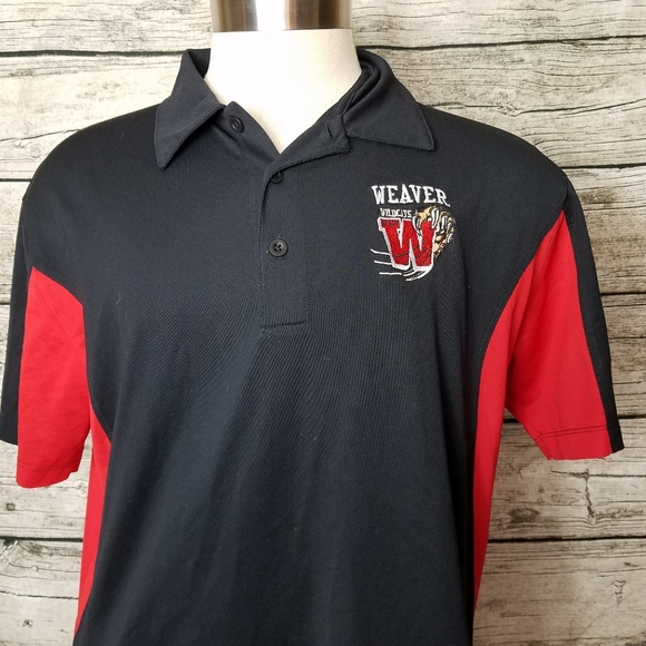 Sport Tek By Port Authority Weaver Wildcats Polo Shirt Size Large.Pit to pit a - Picture 2 of 7